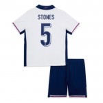 Günstige Fußballtrikots England Stones Kinder Heimtrikot EURO 2024 Kurzarm